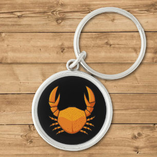 Porte-clés Crab orange