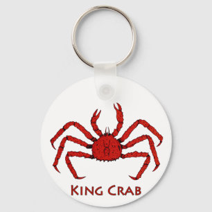 Porte-clés Crabe rouge (illustration couleur)