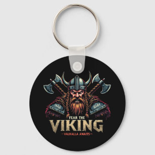 Porte-clés Crains Le Guerrier Nordique Viking Valhalla Attend