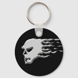 Porte-clés Crâne en métal