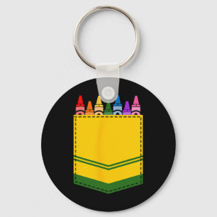 Porte-clés Crayon Boîte de poche Enseignant Costume cadeau