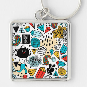 Porte-clés Crazy head