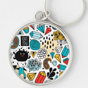 Porte-clés Crazy head