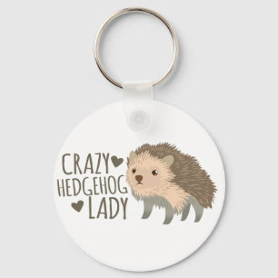 Porte-clés crazy hedgehog lady