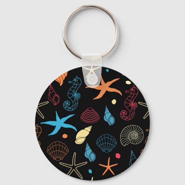 Porte-clés Créatures marines (Recto)