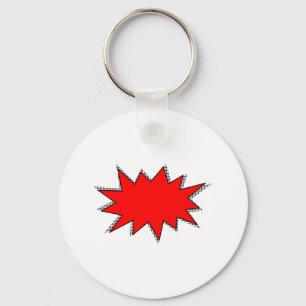 Porte-clés Créez vos propres super-héros Onomatopoeias ! POW