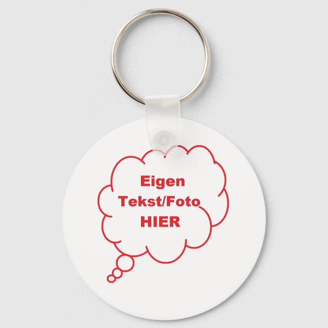 Porte-clés Créez votre (Recto)