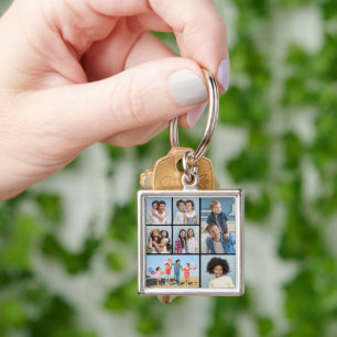 Porte-clés Créez votre propre collection de 7 photos