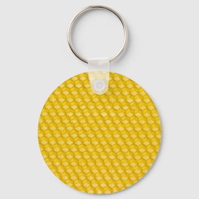 Porte-clés Créez votre propre Modèle Honeycomb personnalisé (Recto)