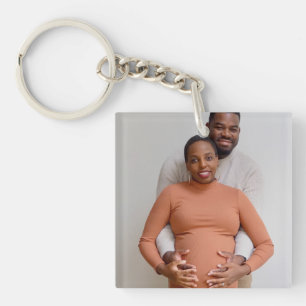 Porte-clés Créez Votre Propre Photo Image Personnalisée
