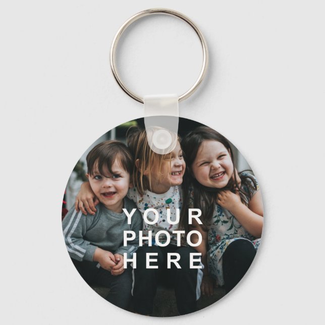 Porte-clés Créez votre propre Porte - clé photo personnalisé (Recto)