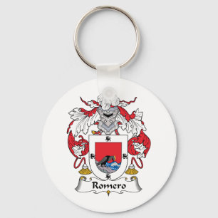 Porte-clés Crest de la famille Romero