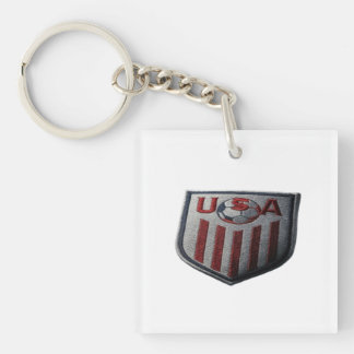 Porte-clés Crest USA avec ballon de football