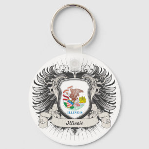 Porte-clés Crête de l'Illinois