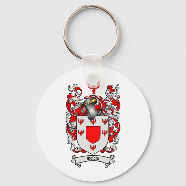 PORTE-CLÉS CRÊTE FAMILIALE HOLDEN - MANTEAU D'ARMES (Recto)