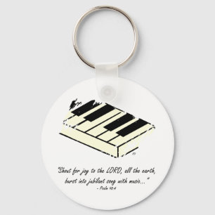 Porte-clés "Cri pour la joie - porte - clé de piano"