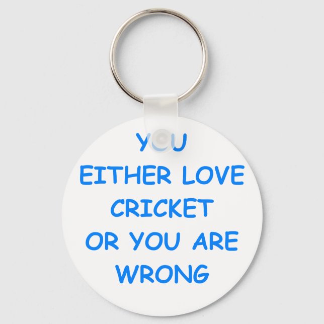 Porte-clés cricket (Recto)