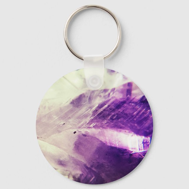 Porte-clés Cristal Amethyst brillant (Recto)