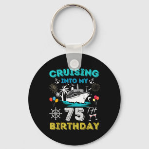 Porte-clés Croisière Dans Mon 75e anniversaire Croisière 75 A