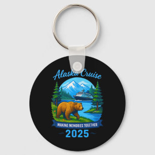 Porte-clés Croisière en Alaska pour famille et groupe assorti