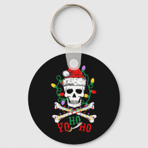 Porte-clés Croisière en bateau pirate Yo S Ho Xmas crâne os c