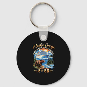 Porte-clés Croisière en famille en Alaska Souvenirs 2025 Alas