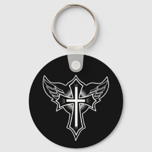 Porte-clés Croix chrétienne