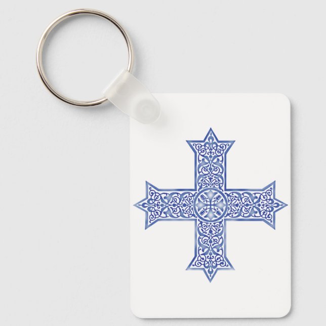Porte-clés croix copte (Recto)