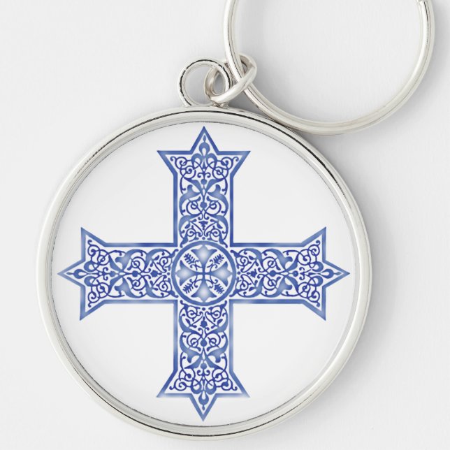 Porte-clés Croix copte (Devant)