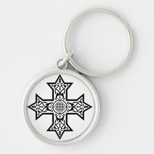 Porte-clés Croix copte (Devant)