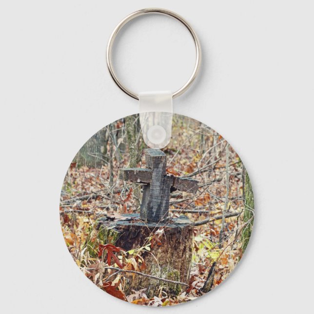 Porte-clés Croix dans les bois (Recto)