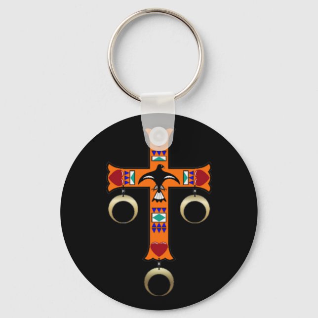 PORTE-CLÉS CROIX DE CHÉROKEE (Recto)