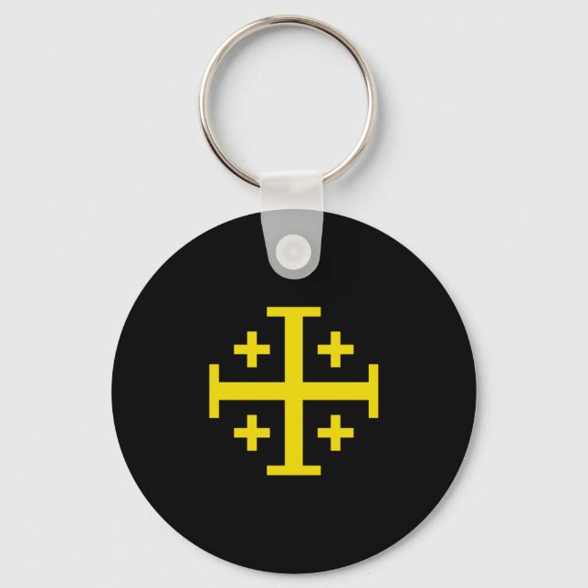 Porte-clés Croix de Jérusalem (Recto)