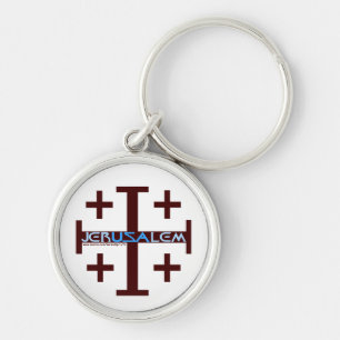 Porte-clés Croix de Jérusalem