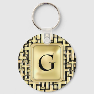 Porte-clés Croix d'or