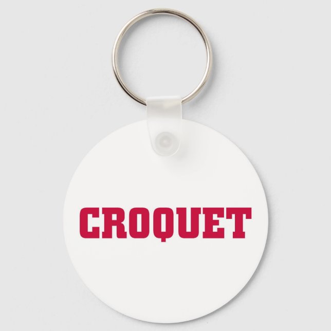 Porte-clés Croquet (Recto)