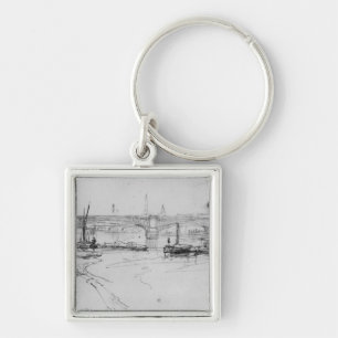 Porte-clés Croquis du pont de Londres, 1860