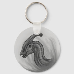 Porte-clés Croquis Parasaurolophus