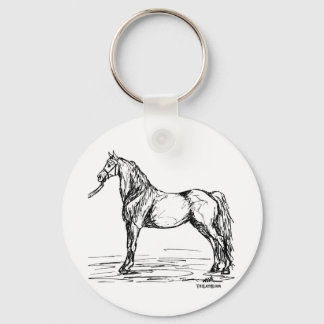 Porte-clés Croquis simple Morgan Horse
