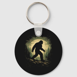 Porte-clés Croyant Sasquatch Bigfoot Cryptide de la forêt vin