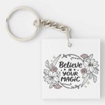 Croyez en votre magie - Inspirationnel Floral