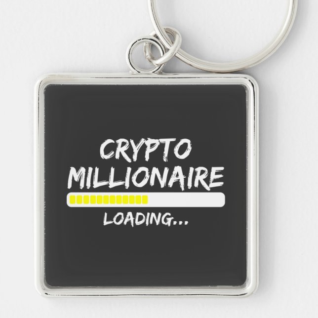 Porte-clés Crypto Millionaire Chargement Porte - clé (Devant)