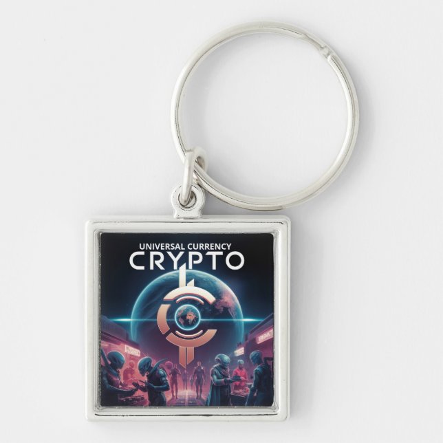 Porte-clés Crypto Planet (Devant)