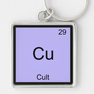 Porte-clés Cu - Cult Funny Chimie Élément Symbole T-shirt