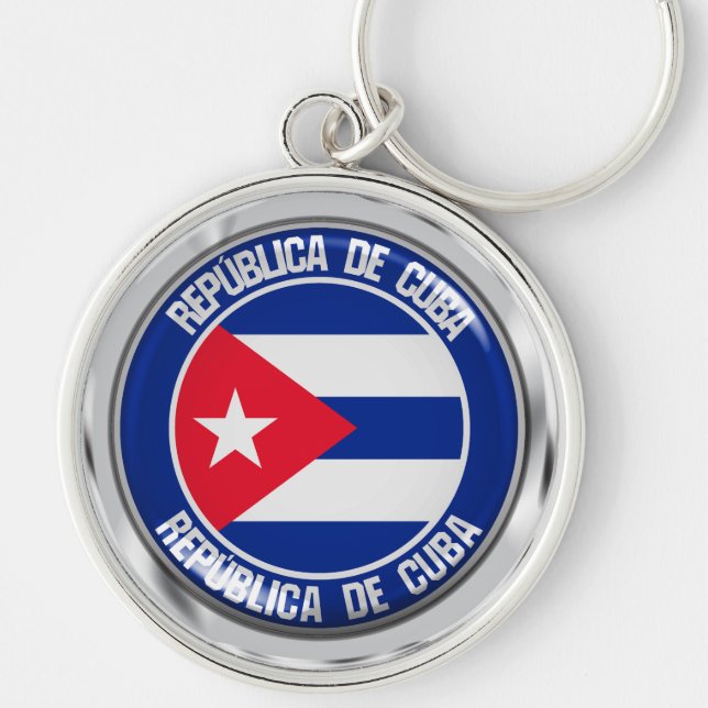 Porte-clés Cuba Round Emblem (Devant)