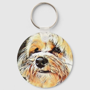 Porte-clés Cuivre le porte - clé Morkie