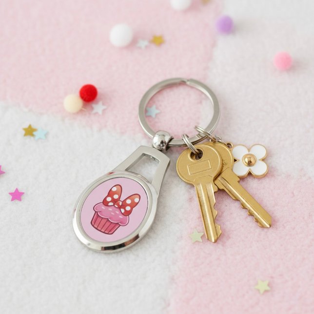 Porte-clés Cupcake Keychain (Créateur téléchargé)