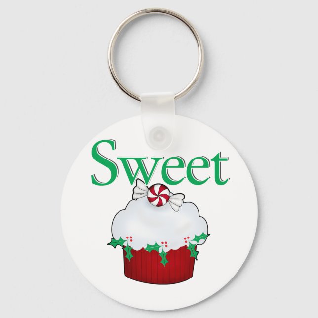 Porte-clés Cupcake sucré (Recto)