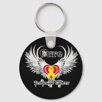 Cure Cancer testiculaire Coeur Tatouage ailes