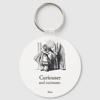 Porte-clés Curiouser et Curiouser Alice au pays des merveille
